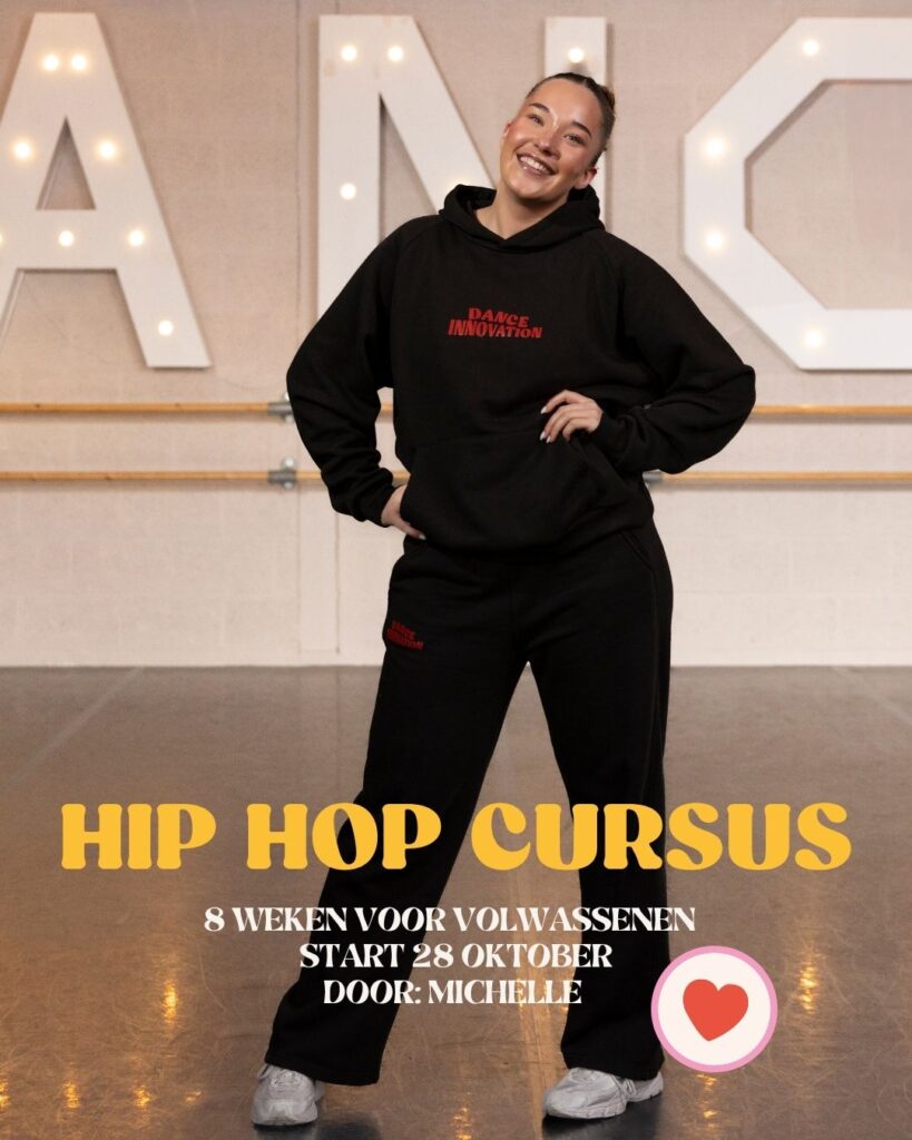 Michelle hip hop cursus streetdance urban volwassenen beginners 25 jaar en ouder de lier dance innovation